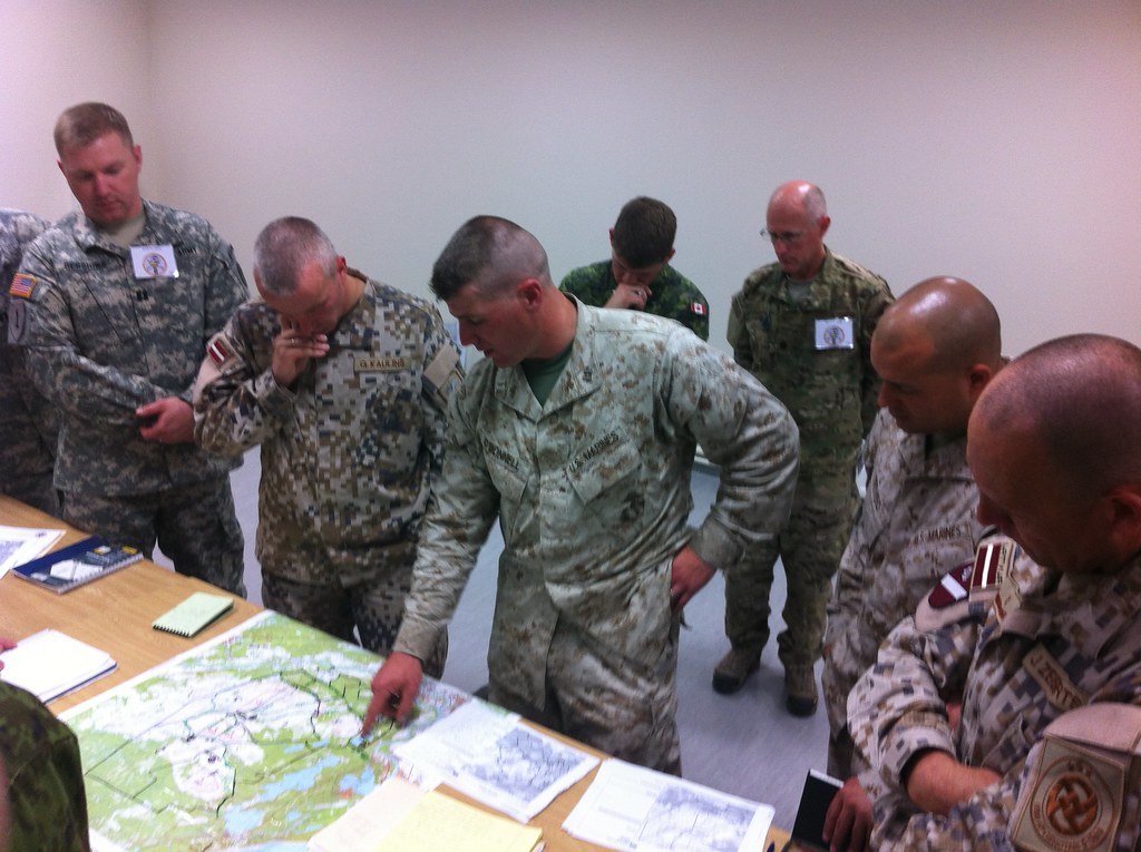 USMC company Cdr brief — illustrating stryker education